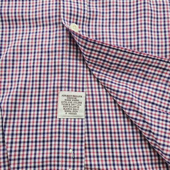 Peter Millar Nanoluxe Mens XXL Long Sleeve 100% Cotton Button Down Dress Shirt - Picture 4 of 10